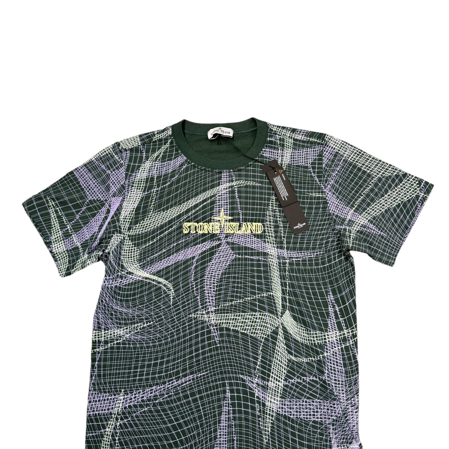 Stone Island Junior Capsule Net Print Graphic TShirt