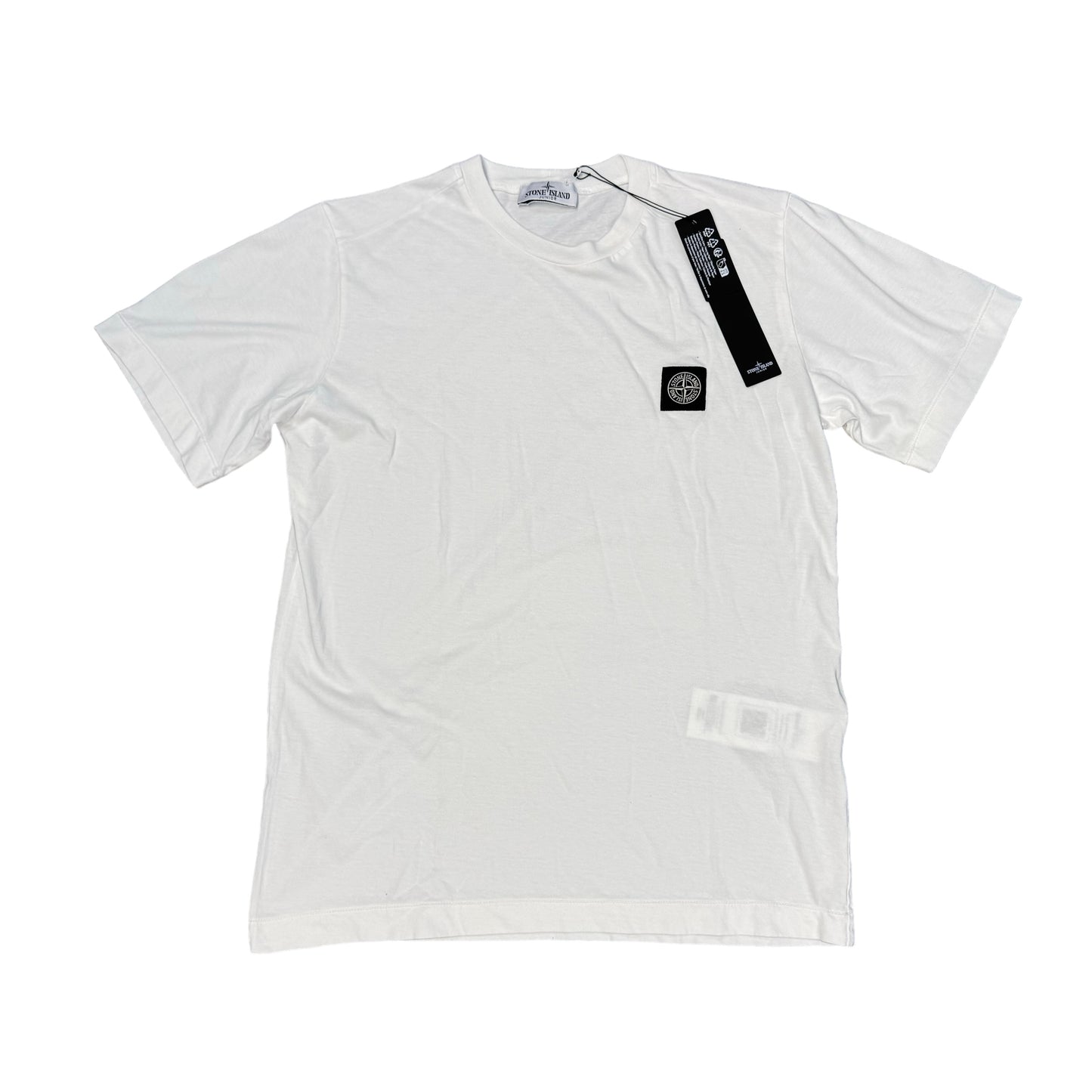 Stone Island Junior White Box Logo TShirt