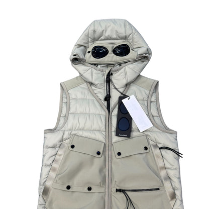 CP Company Kids Silver Shell-R Mixed Goggle Gilet