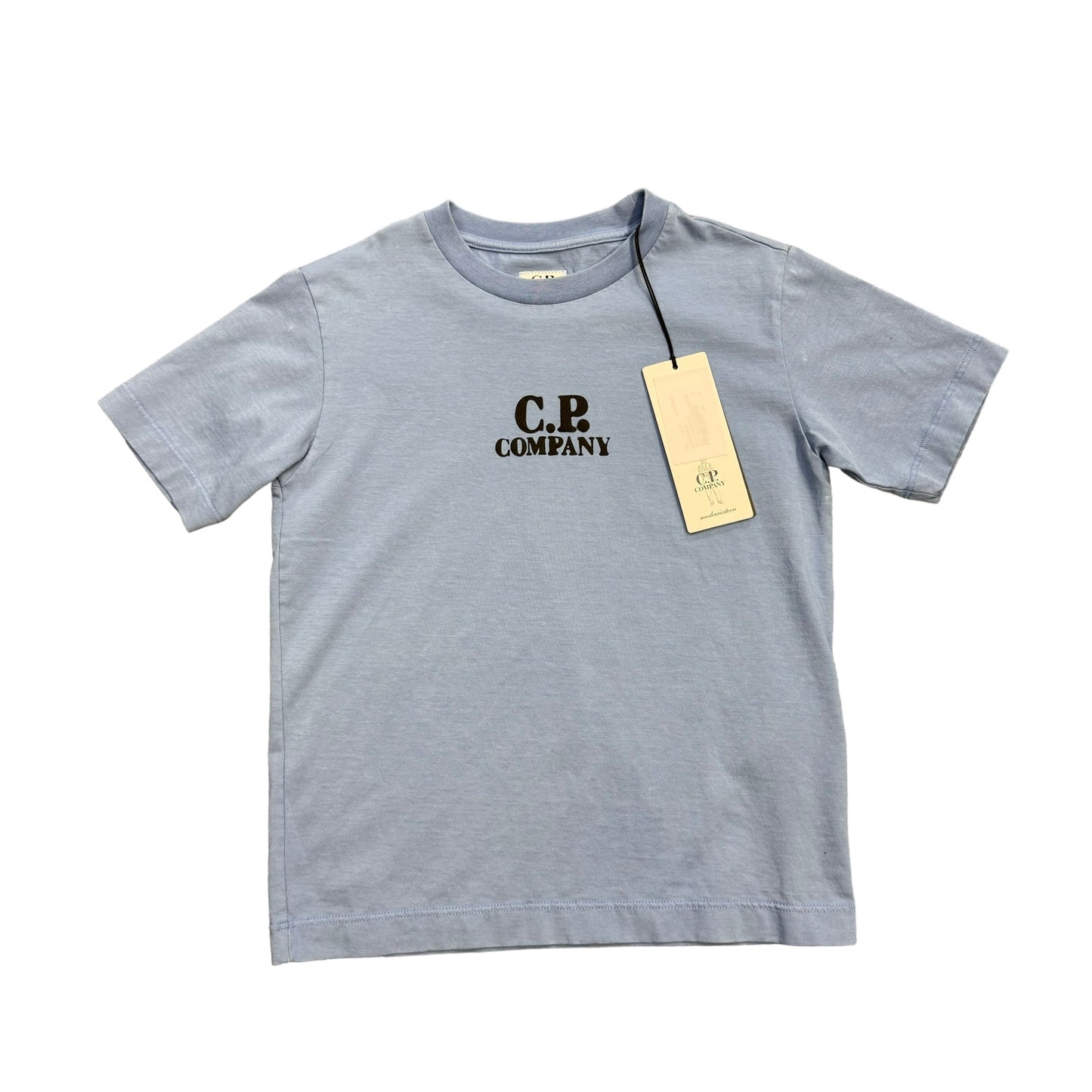 Cp Company Kids Blue Spell Out design TShirt