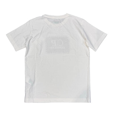 CP Company Kids White Jersey 30/1 TShirt