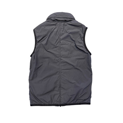 Stone Island Junior Grey Box Logo Comfort Padded Gilet