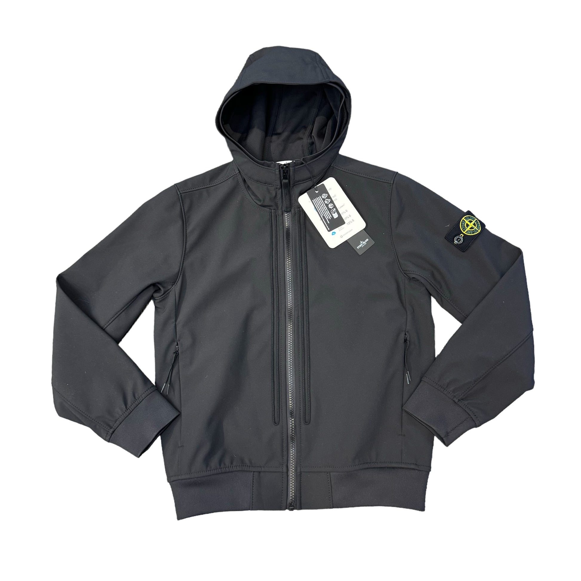 Island Junior Stone Island Soft Shell Black Stone Island Junior