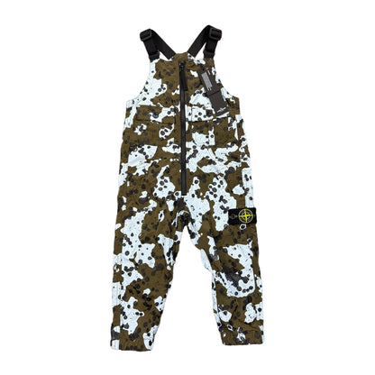 Stone Island Junior Under Water Camo Nylon Metal Dungarees