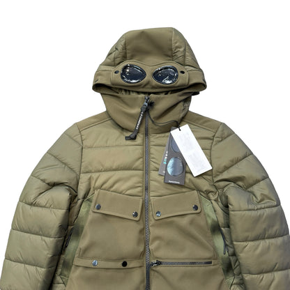 CP Company Kids Ivy Green Shell-R Mixed Goggle Jacket