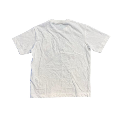 CP Company Kids White Front Logo-Design TShirt