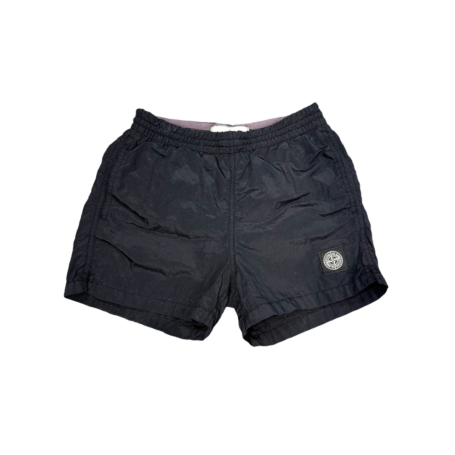 Stone Island Black Nylon Metal Shorts