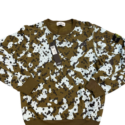 Stone Island Junior Underwater Camo Crewneck Jumper