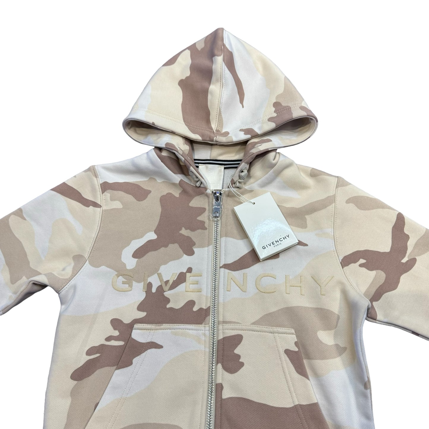 Givenchy Kids Camo Print Zip Hoodie