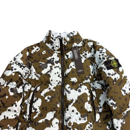 Stone Island Junior Underwater Camo Down Coat