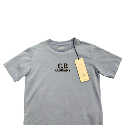 Cp Company Kids Blue Spell Out design TShirt