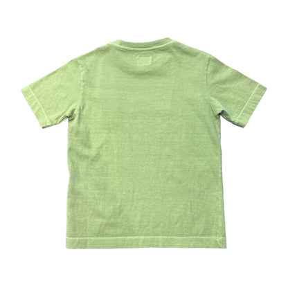 Cp Company Kids Green 3D Logo Embroidery TShirt