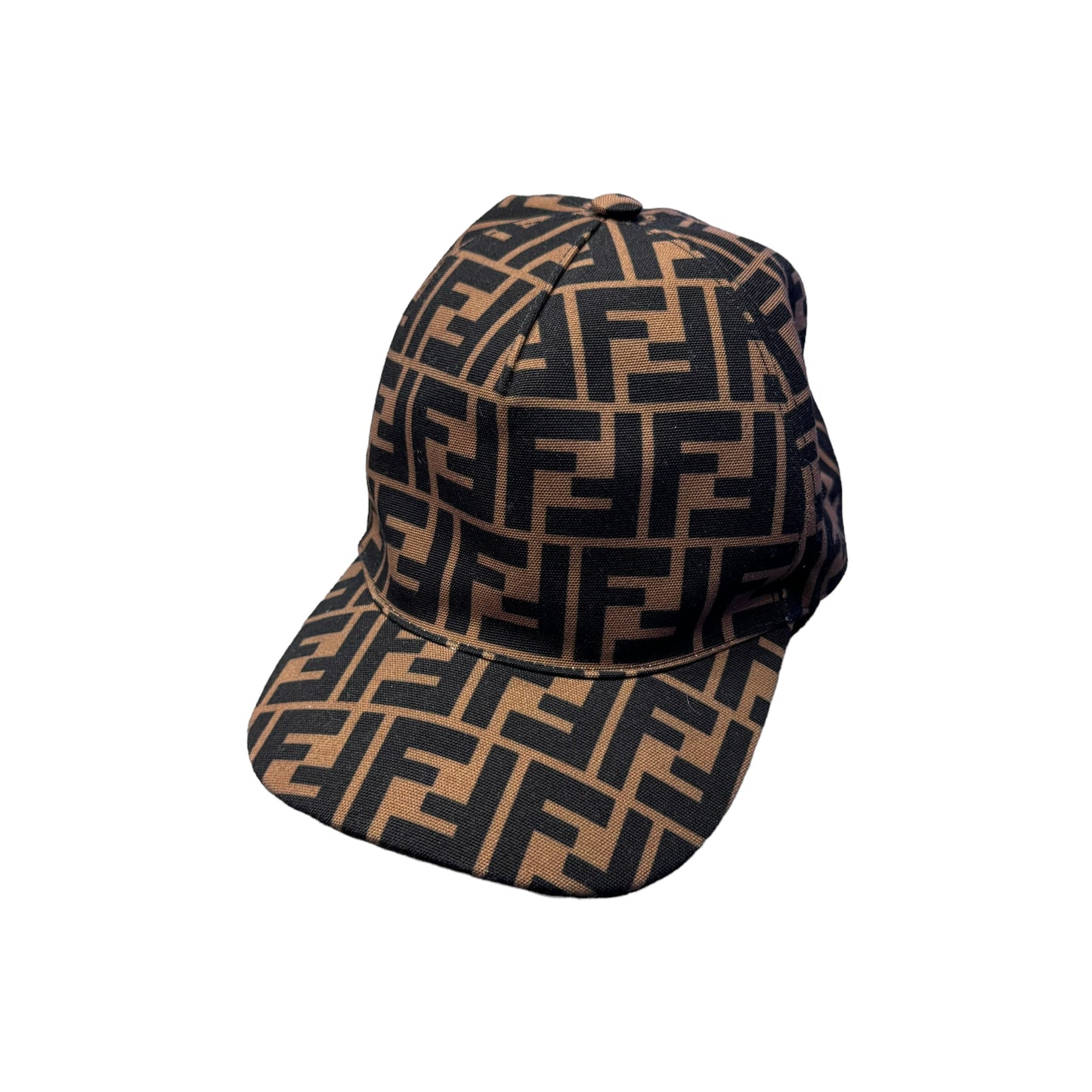 Fendi Kids Brown FF Cap Hat