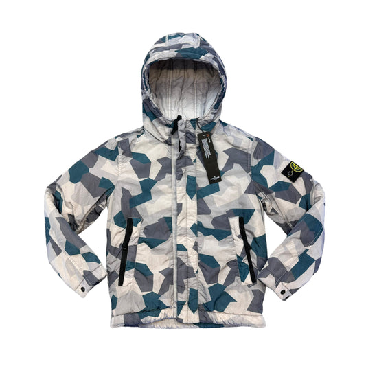 Stone Island Junior Antic Silver Ice Camo Jacket