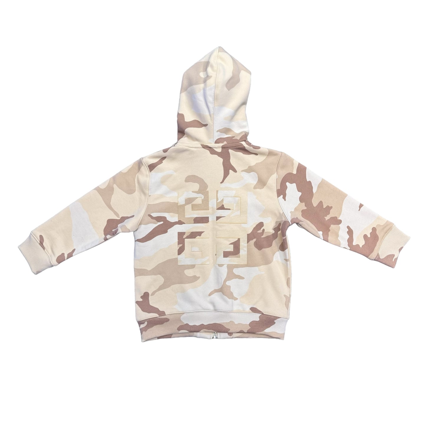 Givenchy Kids Camo Print Zip Hoodie