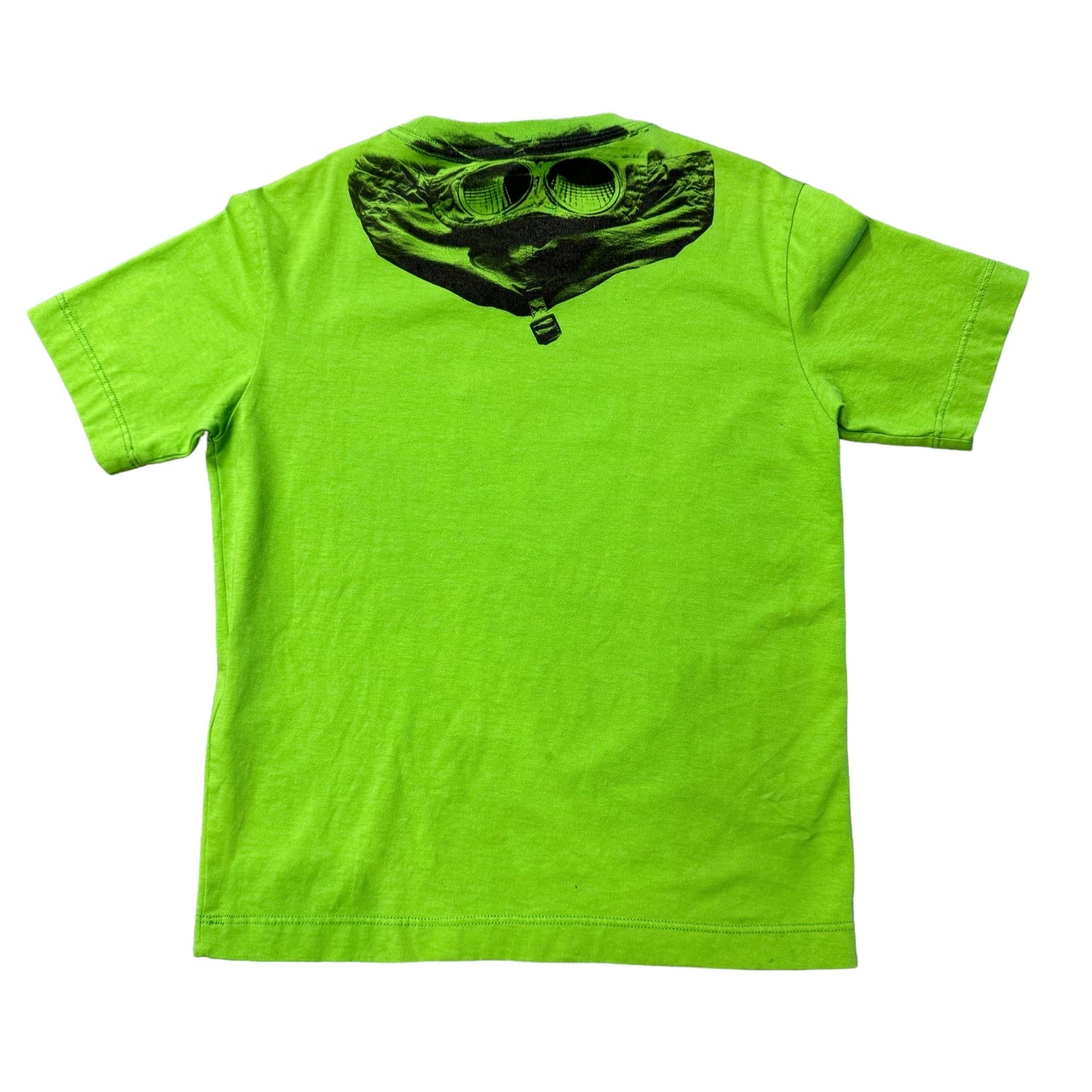 Cp Company Kids Classic Green with Spell Out and Goggle Design TShirt