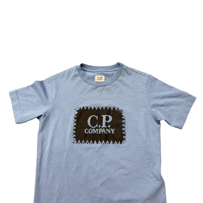 CP Company Kids Rivera Blue 30/1 Jersey Label Style TShirt