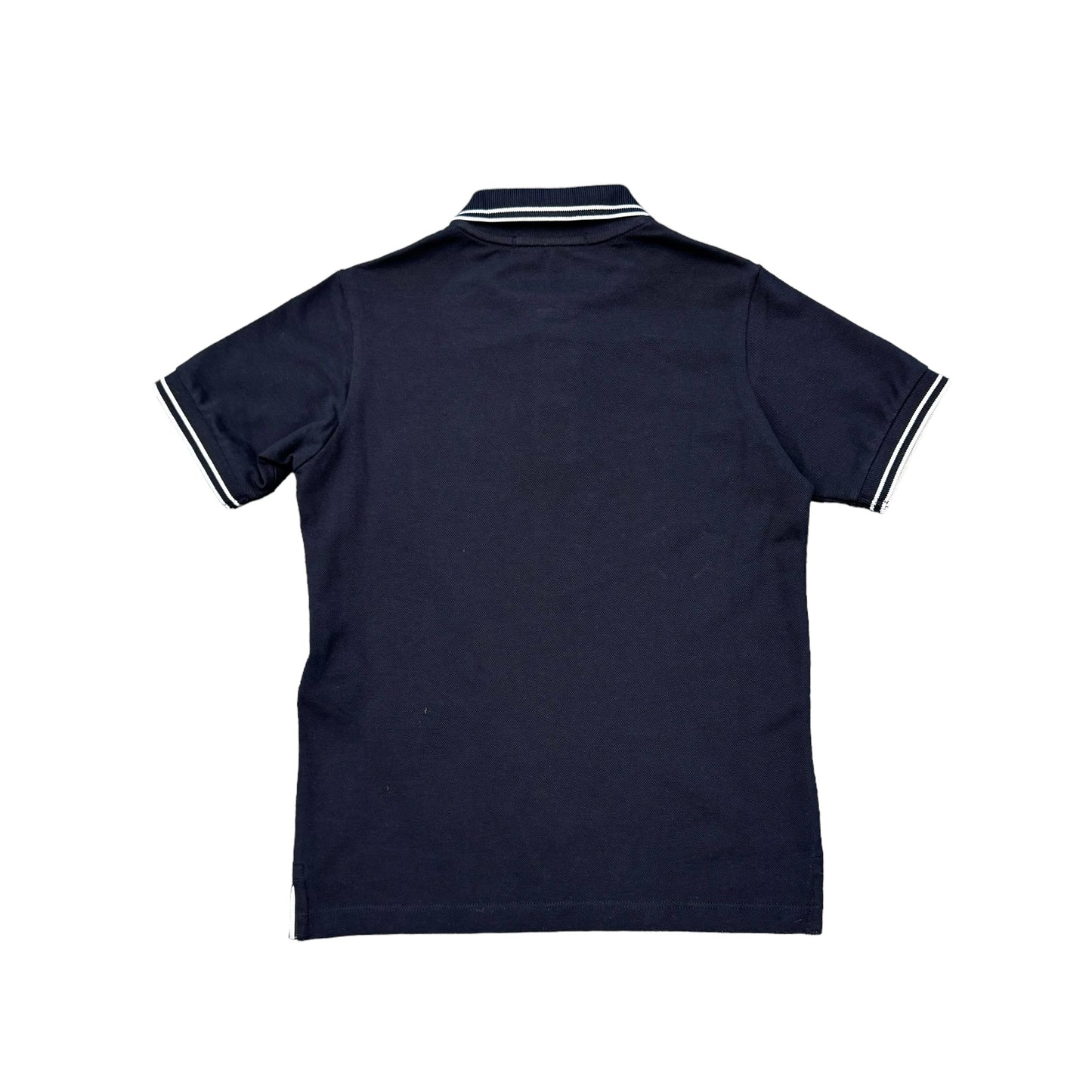 Stone Island Junior Navy Blue Box Logo Polo Shirt