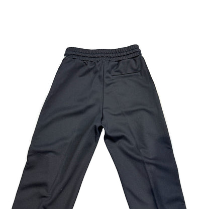 Fendi Kids Black FF-Logo Tape Track Pants