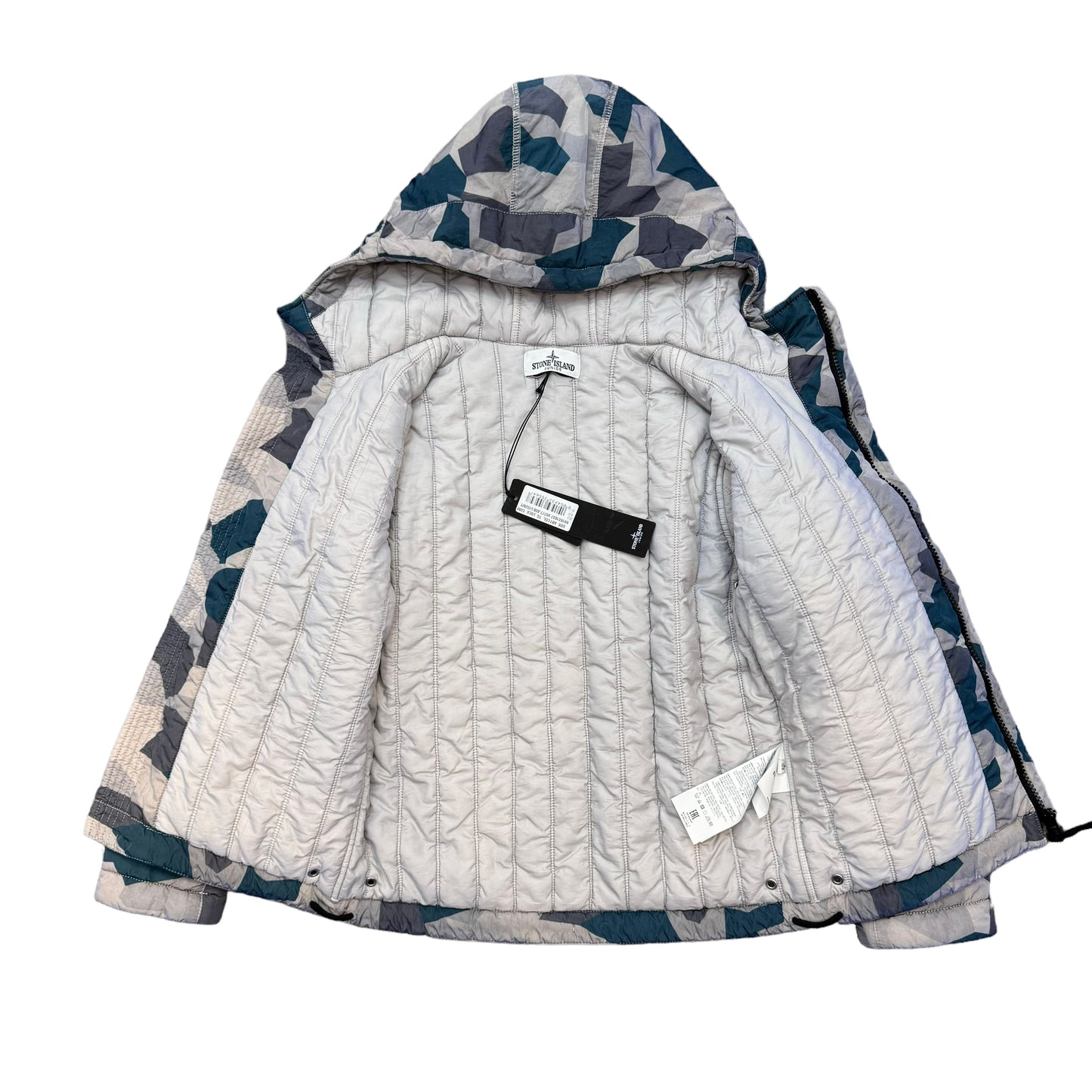 Stone Island Junior Antic Silver Ice Camo Jacket