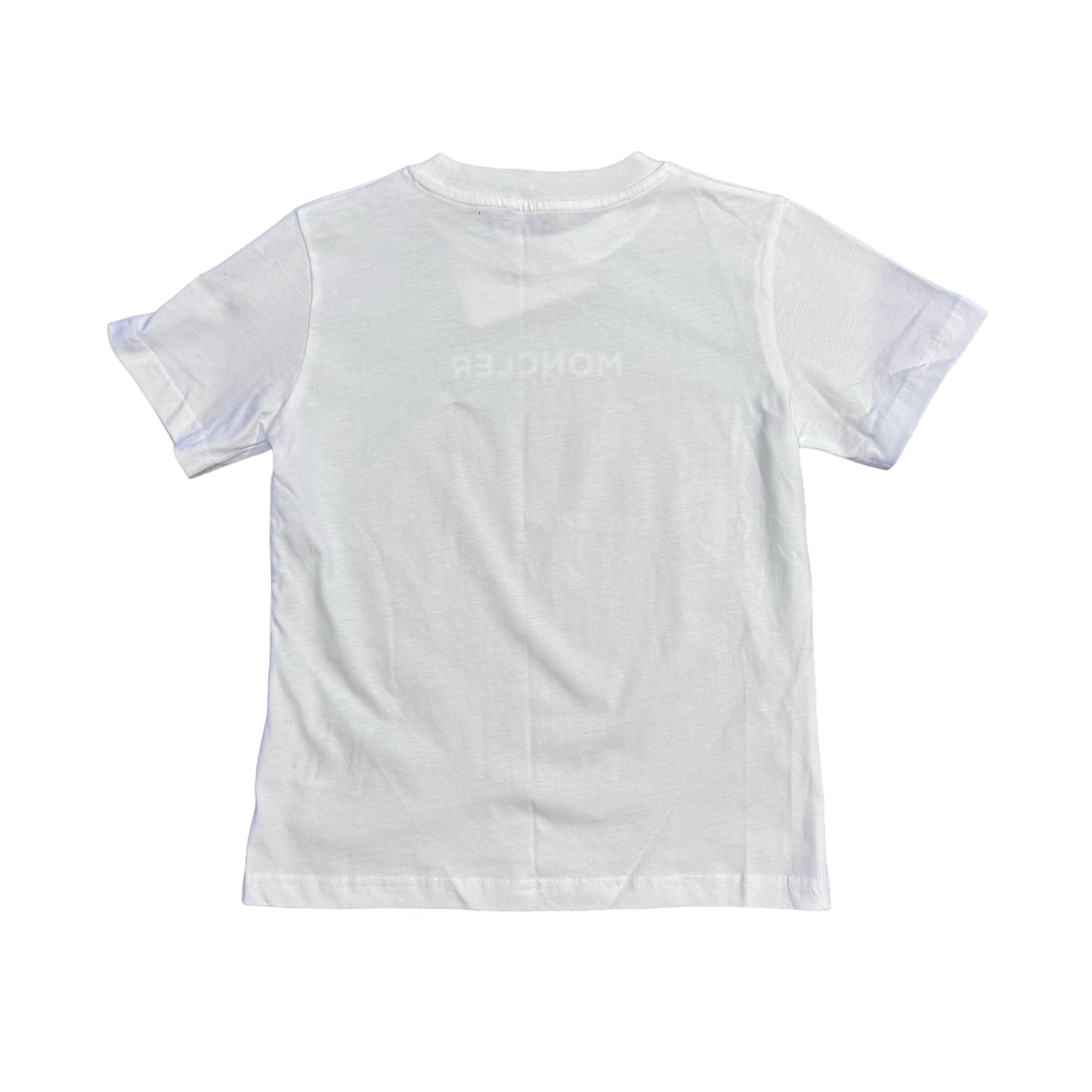 Moncler Kids White Spell Out TShirt