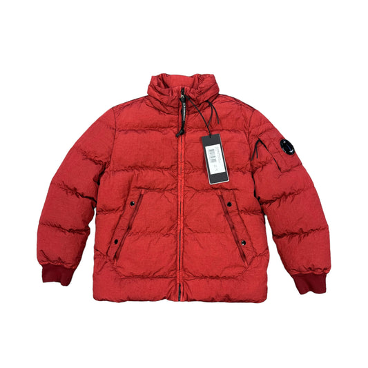 CP Company Ketchup Red M.T.t.N. Detachable Hood Jacket