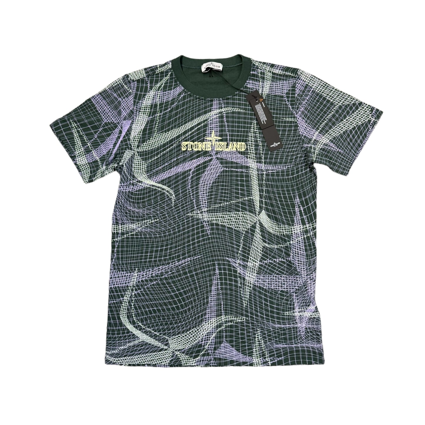 Stone Island Junior Capsule Net Print Graphic TShirt