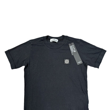 Stone Island Junior Black Box-Logo TShirt