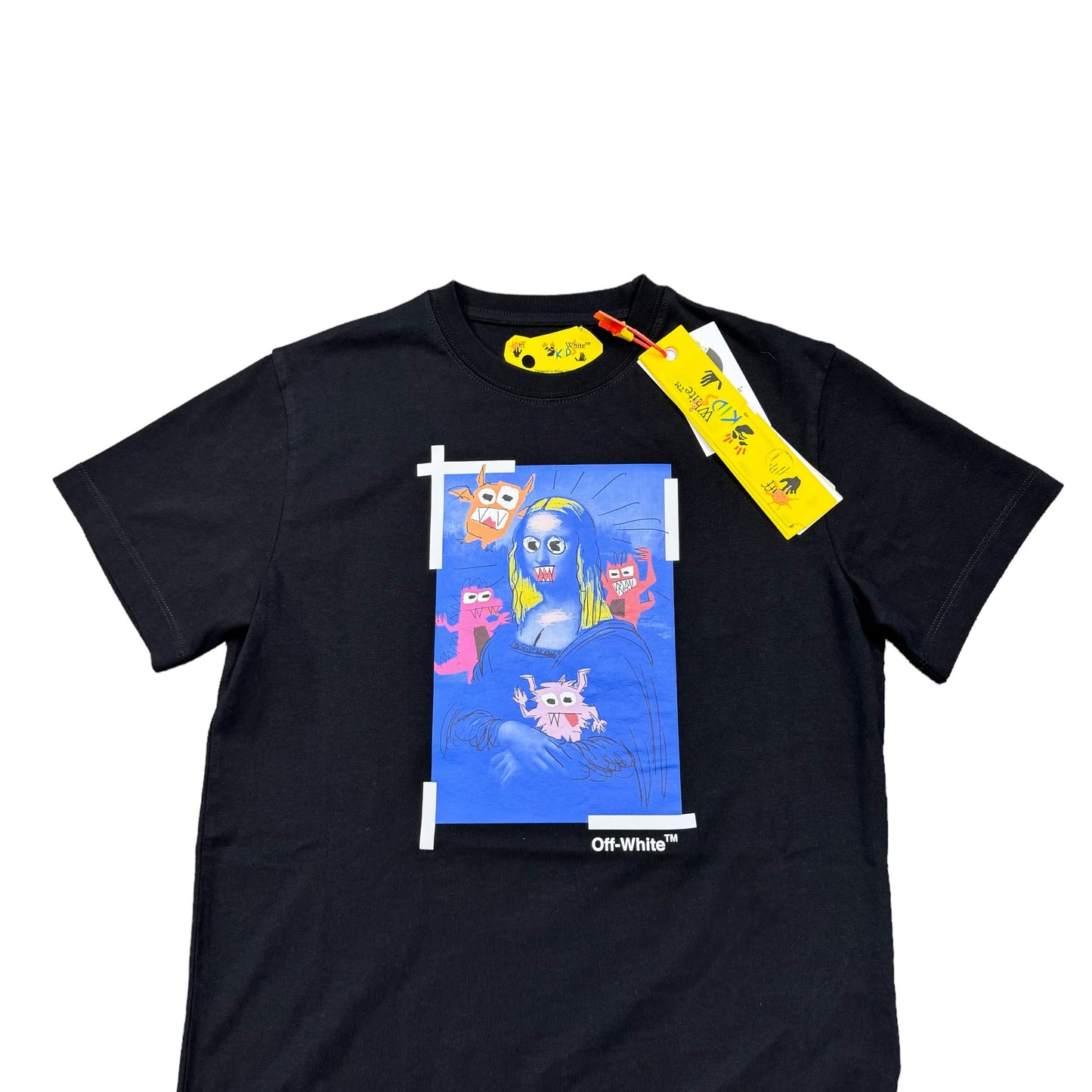 Off-White Kids Black MonsterLisa TShirt