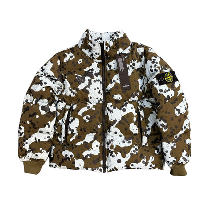 Stone Island Junior Underwater Camo Down Coat