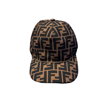 Fendi Kids Brown FF Cap Hat