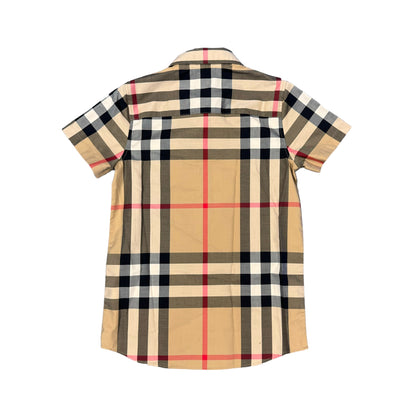 Burberry Kids Owen S/S Arc Check Shirt