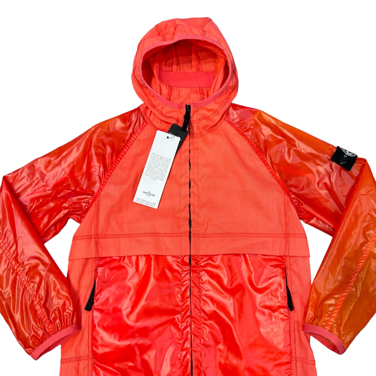 Stone Island Junior Orange Heat Reactive Special Process Jacket