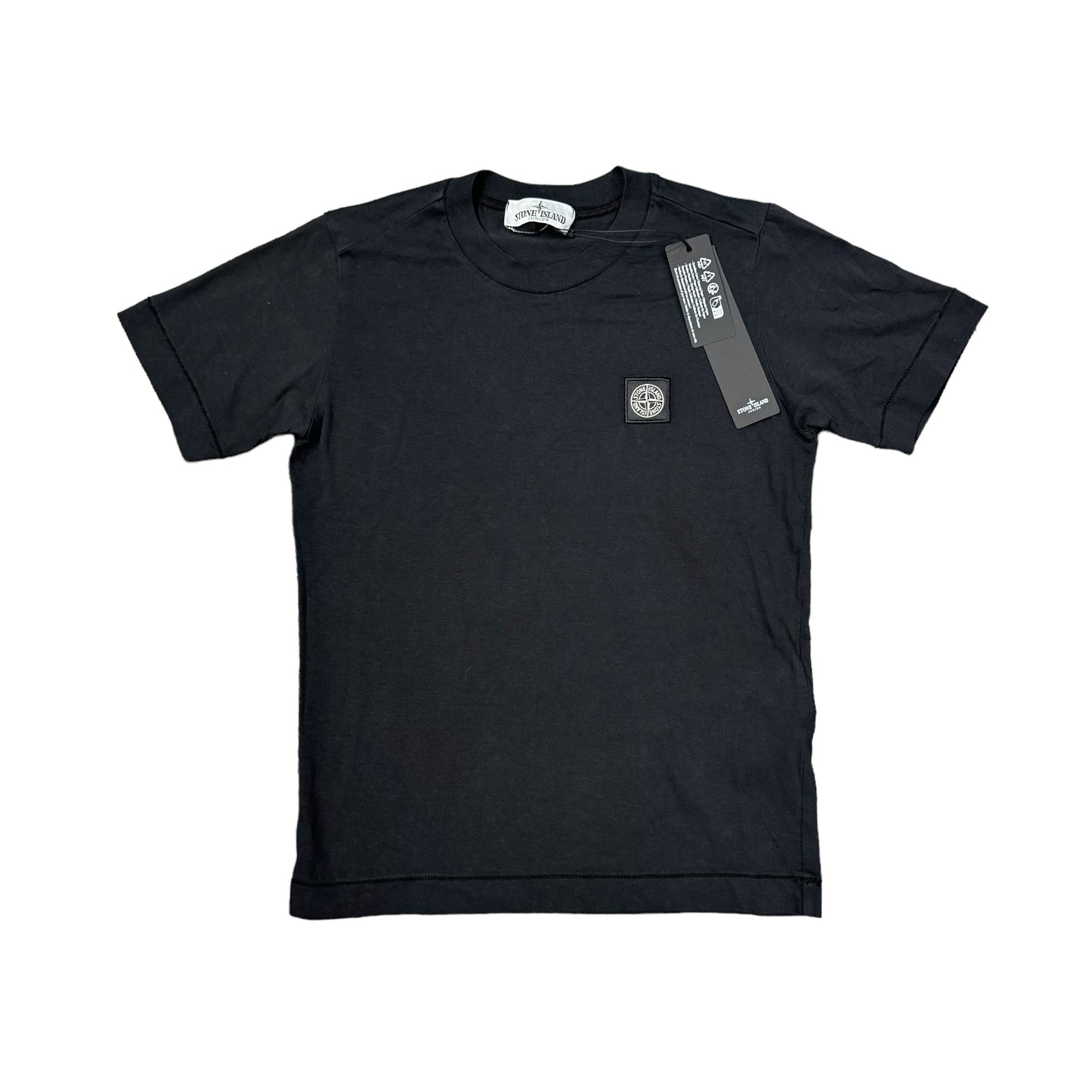 Stone Island Junior Black Box-Logo TShirt