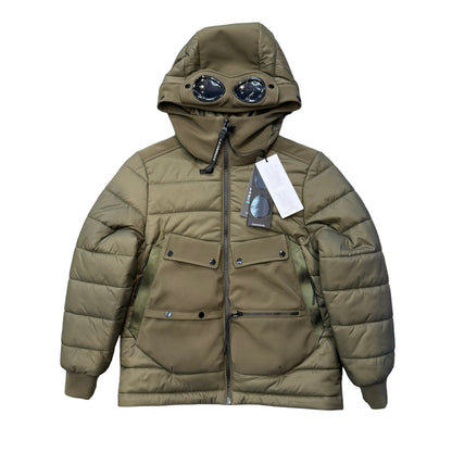 CP Company Kids Ivy Green Shell-R Mixed Goggle Jacket