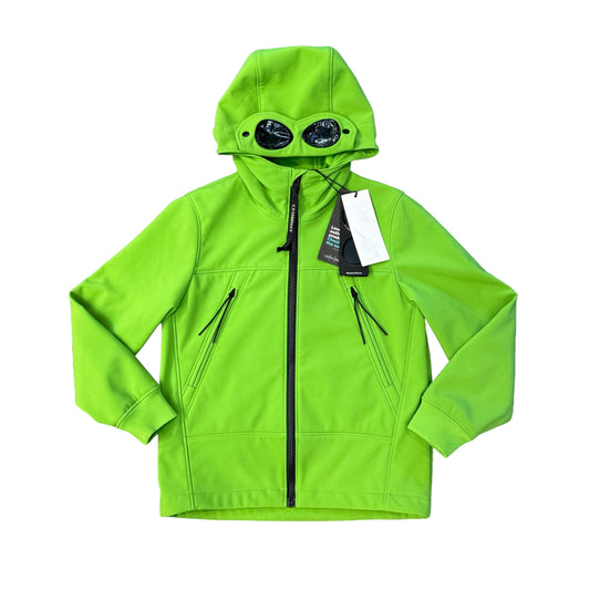 CP Company Kids Classic Green Soft Shell-R Goggle Jacket