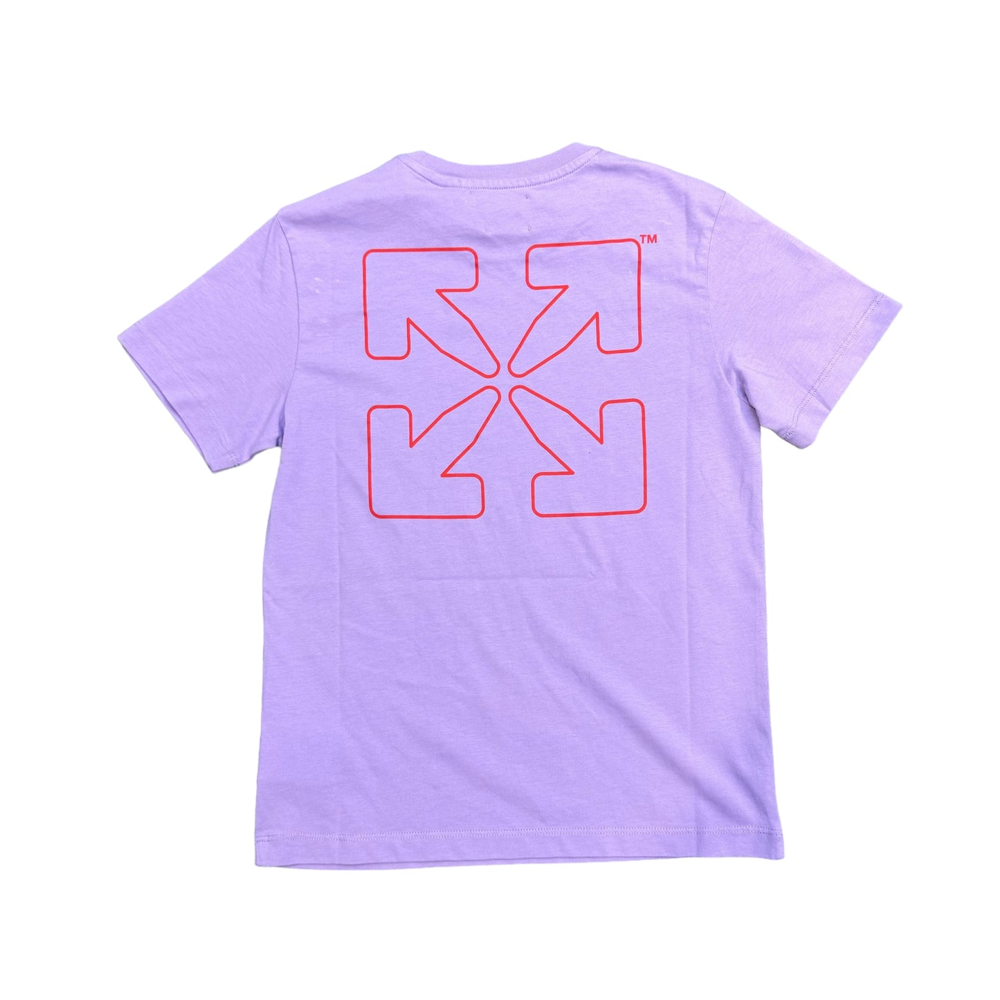 Off-White Kids Lilac Cloud Cotton TShirt