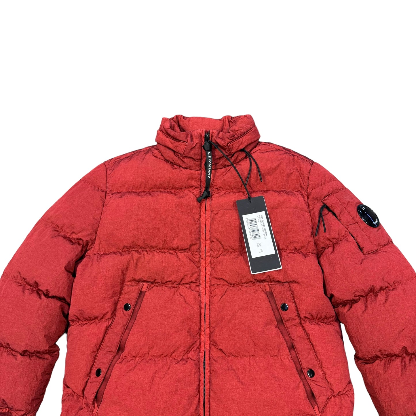 CP Company Ketchup Red M.T.t.N. Detachable Hood Jacket