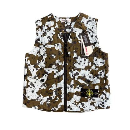 Stone Island Junior Underwater Camo Gilet