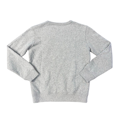 CP Company Kids Grey Basic Fleece Crewneck Jumper