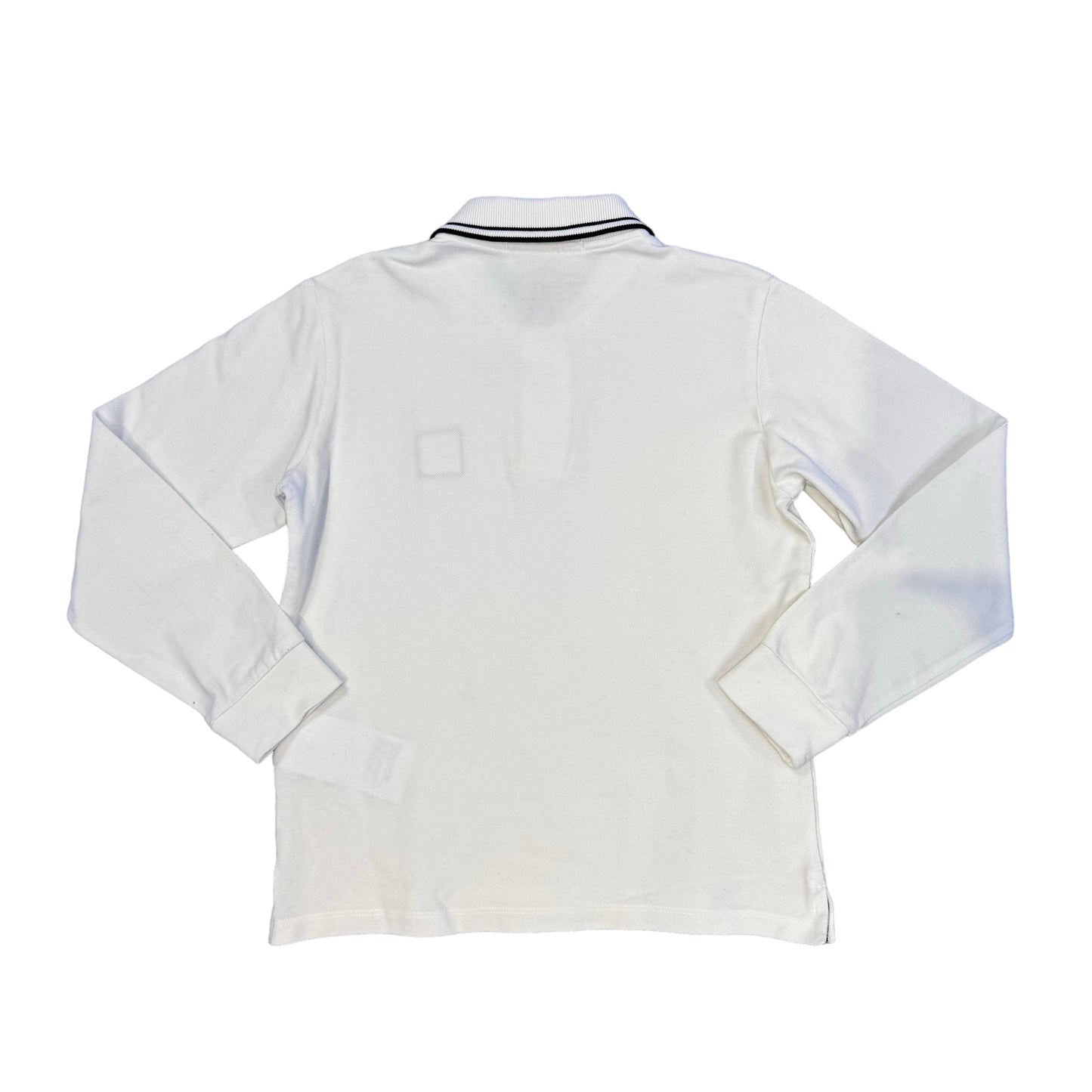 Stone Island Junior White Box Logo Polo Shirt