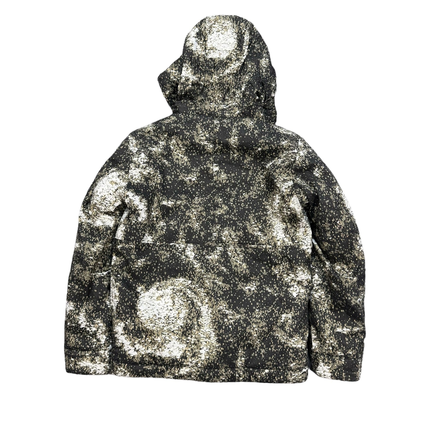 Stone Island Junior Digital Print Shell Quilted with Removable Hood Jacket